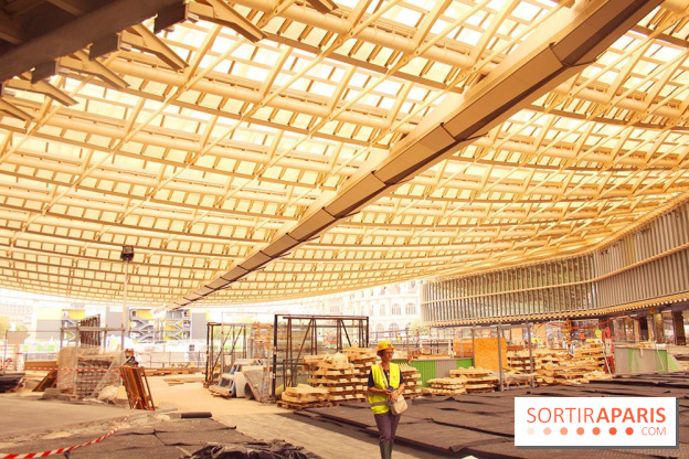 Le chantier des Halles en photos
