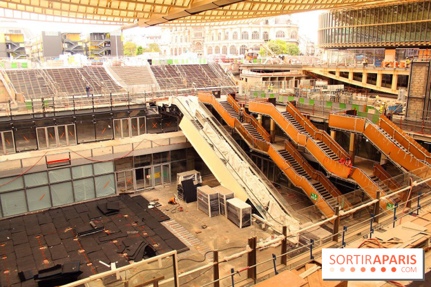 Le chantier des Halles en photos