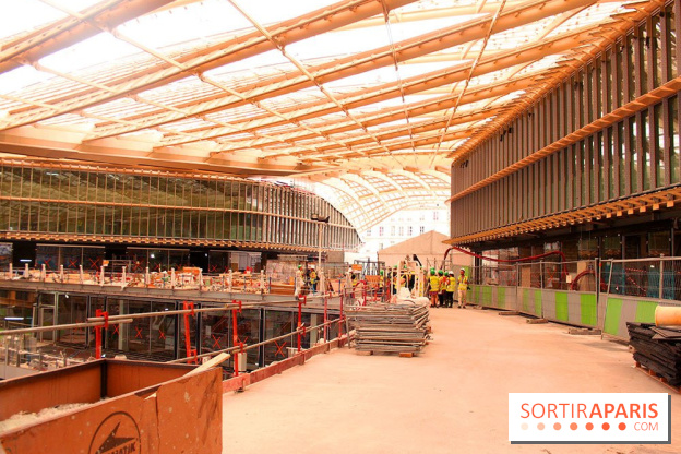 Le chantier des Halles en photos