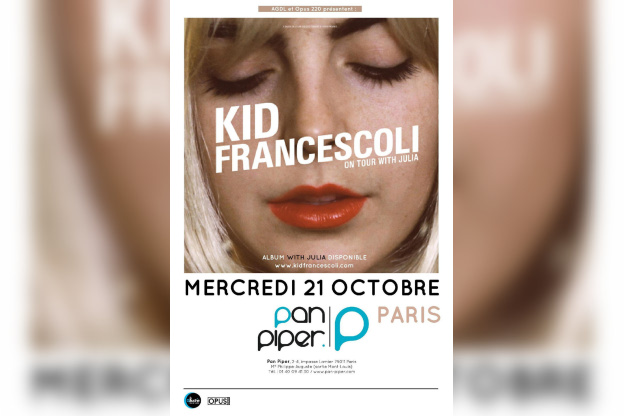 Kid Francescoli en concert au Pan Piper