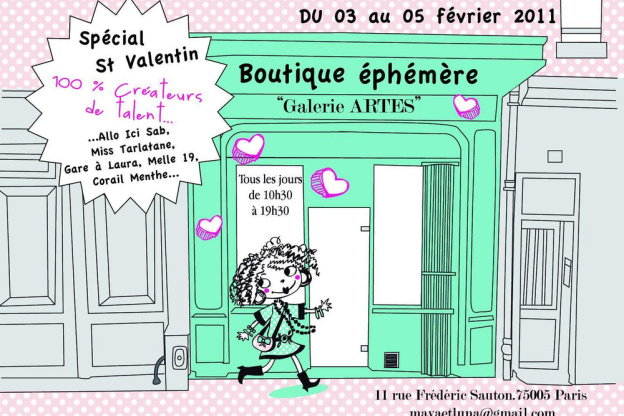 Boutique éphémère "special St Valentin"