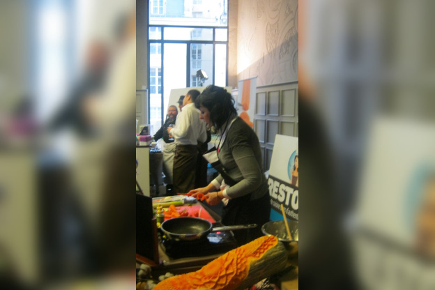 Paris des chefs 2012, sculpture.