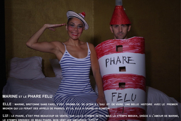 Marine et le Phare Felu // (c) Myrtille Chartuss s & Budar