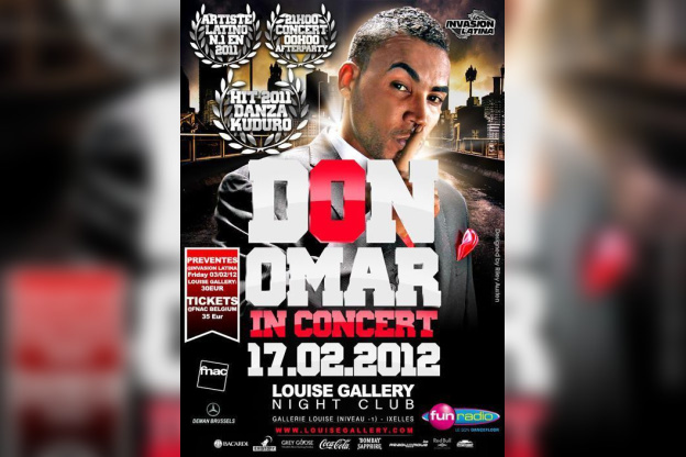 DON OMAR "EL REY" CONCERT * 17-02-2012 @ LOUISE GALLERY BRUSSELS