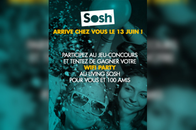 Gagne ta Wifi Party au #LIVINSOSH et invite tous tes potes !