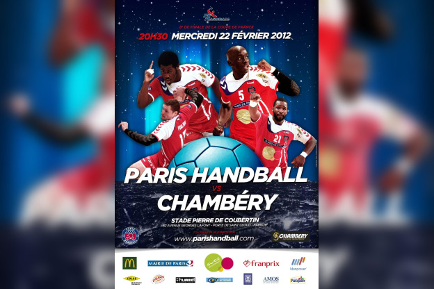PARIS HANDBALL - CHAMBERY 8ème de finale Coupe de France de Handball