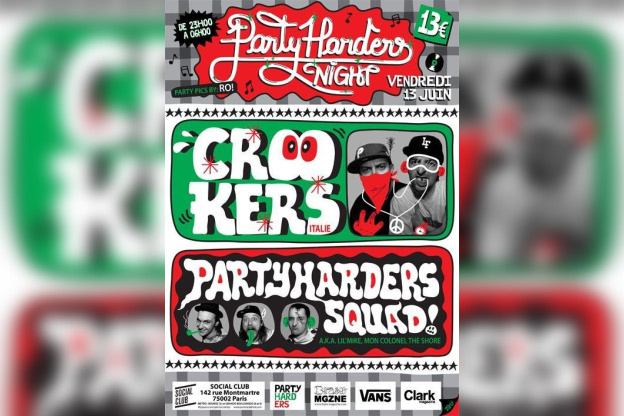 Soirée, Paris, Party Harders, Birdy Nam Nam, Little Mike, Mon Colonel