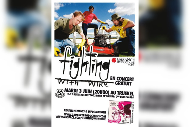 Concert, Paris, Fighting with Wire, Truskel