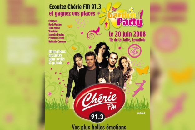 Concerts, Paris, Chérie FM, Ile de la Jatte, Garden party 