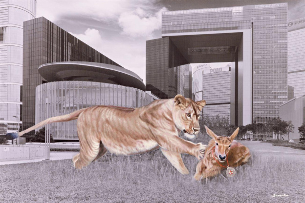 Chine La Belle – Samantha's P on P Art World au Carrousel du Louvre