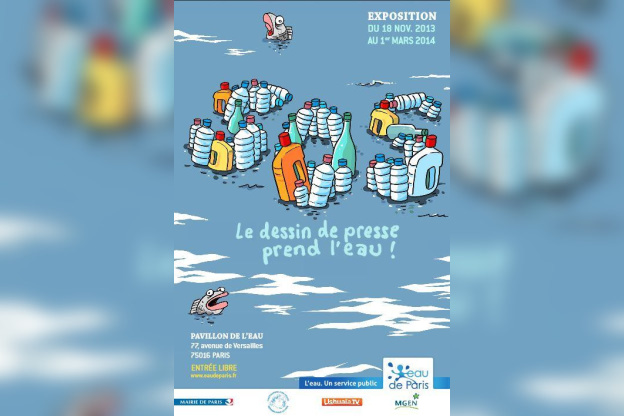SOS, le dessin de presse prend l'eau ! au Pavillon de l'eau