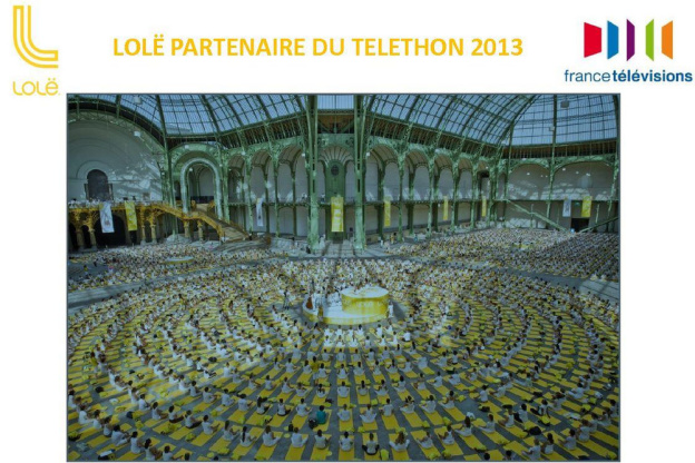 Lolë accompagne le Téléthon 2013
