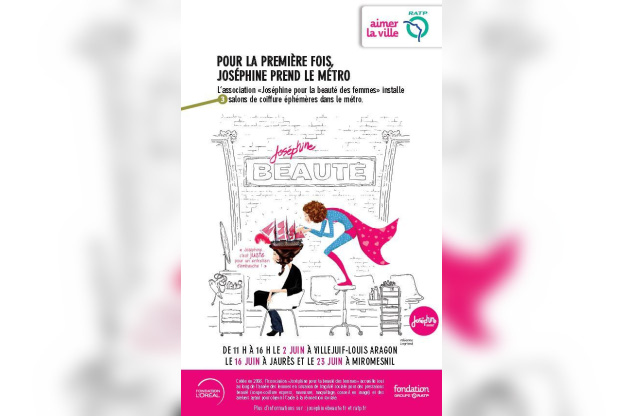 Coupe gratuite dans le métro avec Josephine