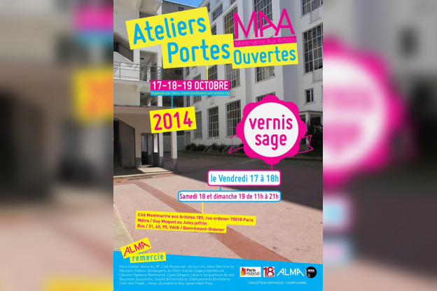 Montmartre Aux Artistes 2014 - Portes Ouvertes des Ateliers