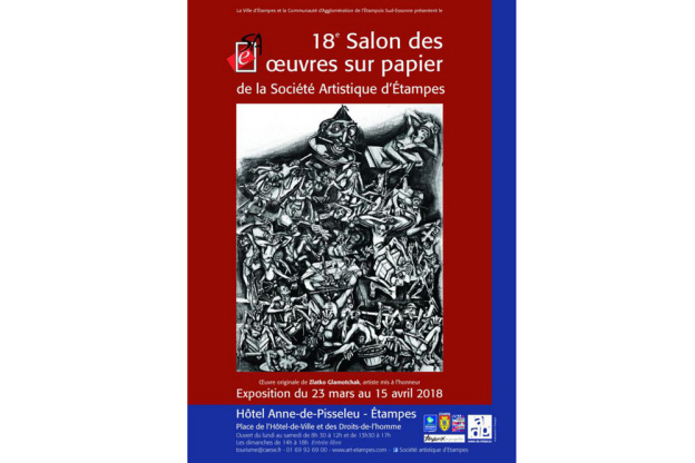 Salon des Œuvres sur Papier 2018 à Etampes