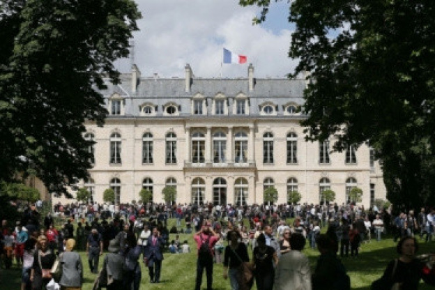Les jardins de l'Elysée 