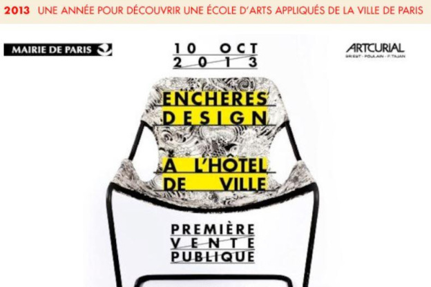 Vente aux enchères au profit des jeunes créateurs parisiens