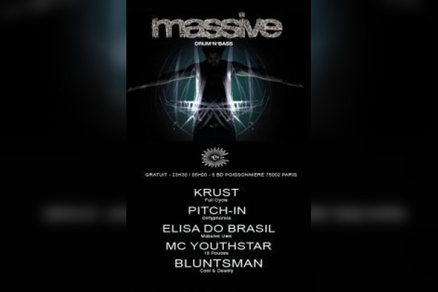 Soirée, Paris, Massive, Rex Club, Elisa Do Brasil