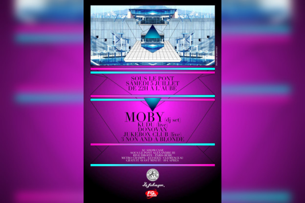 Soirée, Paris, Sous le Pont, Pont Alexande 3, Johnson, Moby 