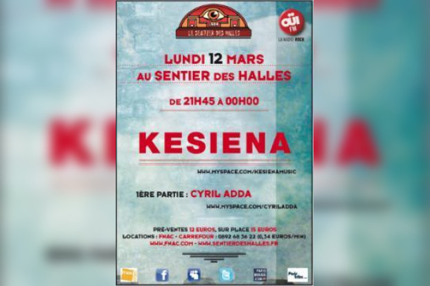 Kesiena @ Le Sentier des Halles