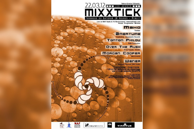 Les Jeudis MixxTick : Crop Circle : Amertume, Tonton Philou, Maho...