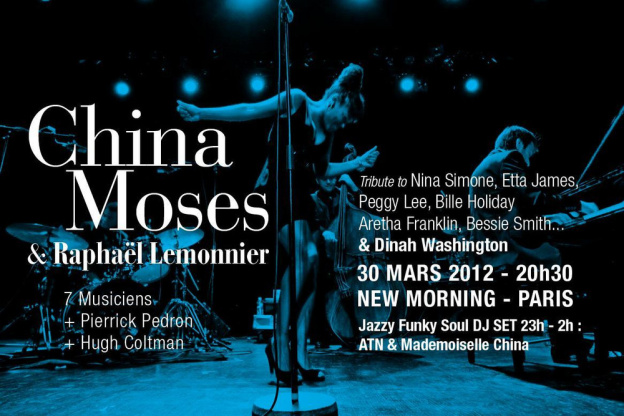 China Moses & Raphael Lemonnier Quintet invitent Hugh Coltman & Pierrick Pedron