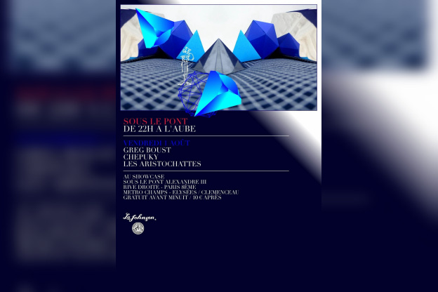 Soirée, Paris, Sous le Pont, Pont Alexande 3, Johnson.