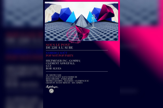 Soirée, Paris, Sous le Pont, Pont Alexande 3, Johnson, Pop Not Pop