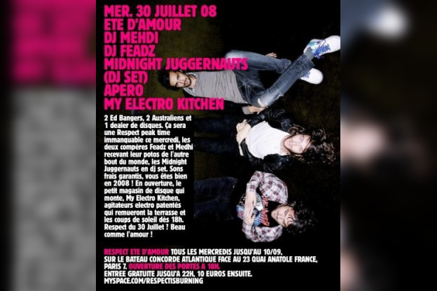 Soirée, Paris, Respect, Eté d'Amour, Concorde Atlantique..