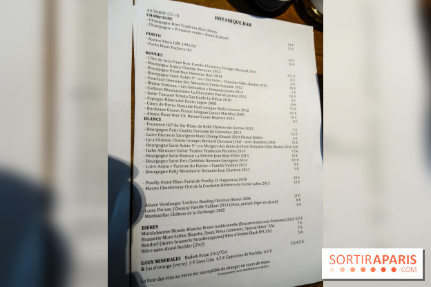 Botanique restaurant