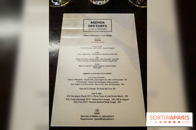 L'agenda des chefs - Alexis Delassaux