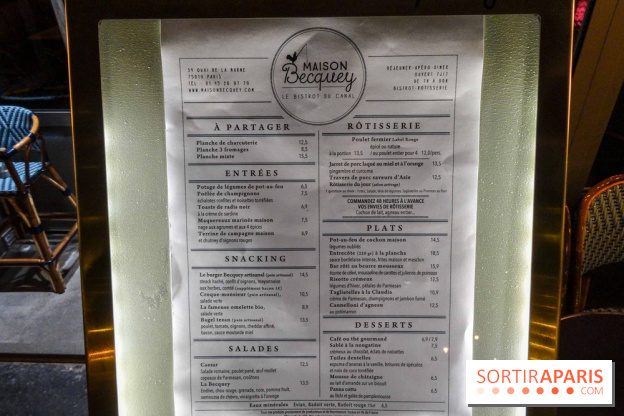 bistrot rotisserie La Maison Becquey