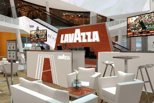 Lavazza s'installe à Beaugrenelle pour Roland Garros