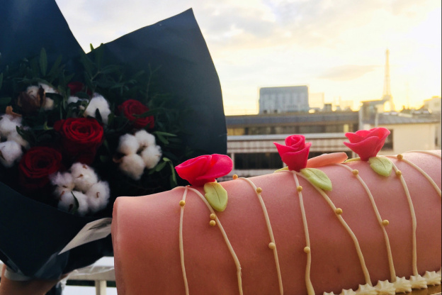 Belambra et sa bûche de conte de fées 