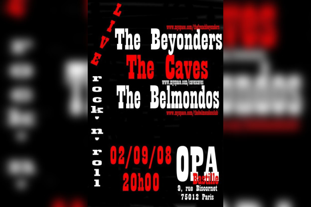 Concert, Paris, The Belmondos, The caves, The Beyonders, OPA