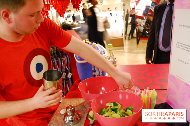 Mojitos au stand Ipanema - Afterwork des Galeries Lafayette pour le Summer Break