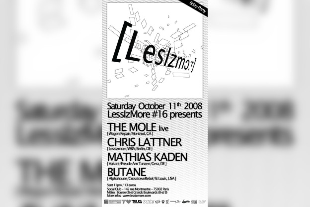 Soirée, Paris, Lessizmore, Social Club.