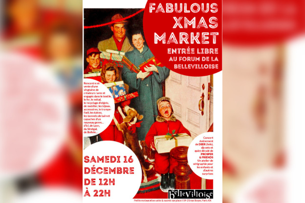 Marché de Noël 2017 à la Bellevilloise 