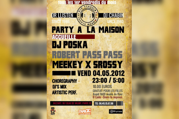 PARTY A LA MAISON "VINYLS LOVES VIDEOS" guest DJ POSKA !