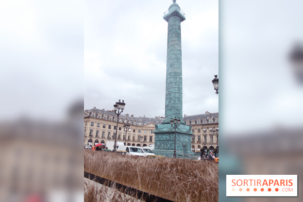Gad Weil installe son Champ de Blés Place Vendôme