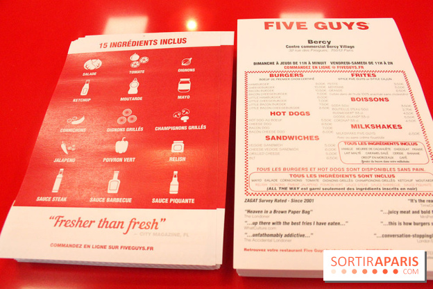 Five Guys, l'ouverture à Bercy Village