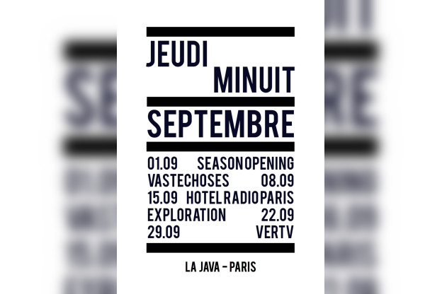 JEUDI MINUIT - SEASON OPENING 