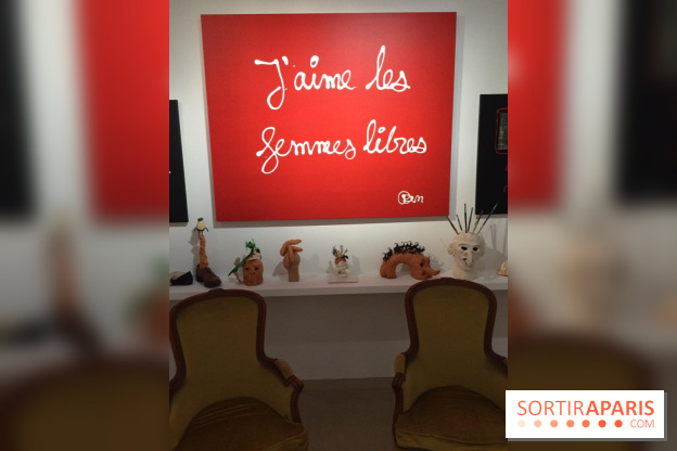 Photos de l'exposition Ben au musée Maillol 