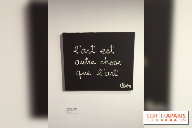 Photos de l'exposition Ben au musée Maillol 