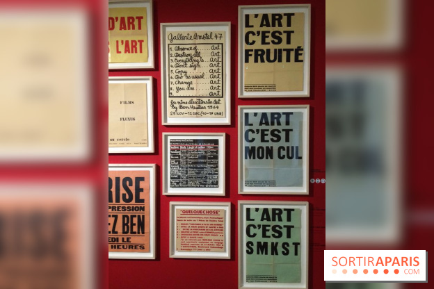 Photos de l'exposition Ben au musée Maillol 