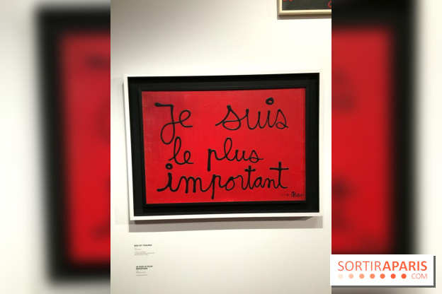 Photos de l'exposition Ben au musée Maillol 