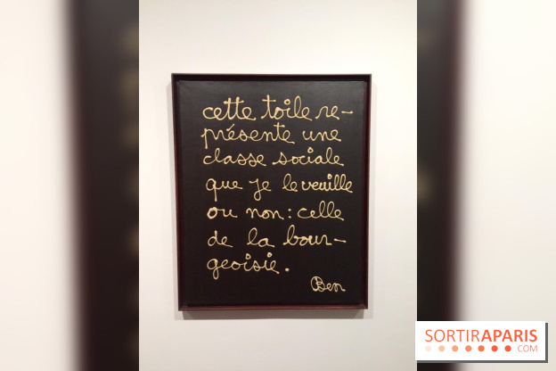 Photos de l'exposition Ben au musée Maillol 