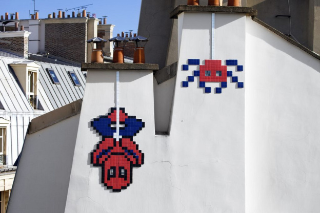Hello My Game Is... Une expo d'Invader au Musée en Herbe