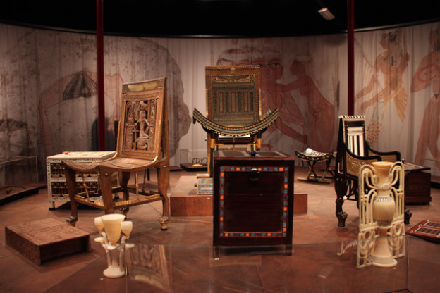 Vue Générale de l'exposition Toutankhamon