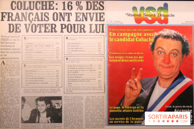Coluche, l'exposition à l'Hôtel de Ville